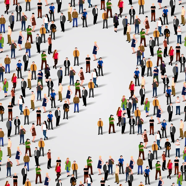 2 numaradaki geniş insan grubu..