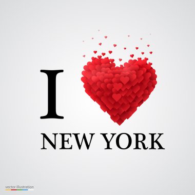 new york kalp işareti seviyorum.