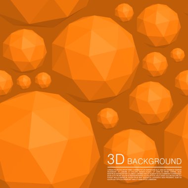 Çokgenler sorunsuz 3d topları