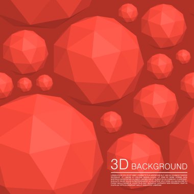 Çokgenler sorunsuz 3d topları