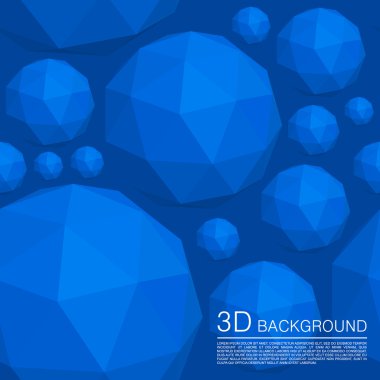 Çokgenler sorunsuz 3d topları