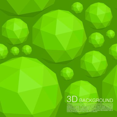 Çokgenler sorunsuz 3d topları