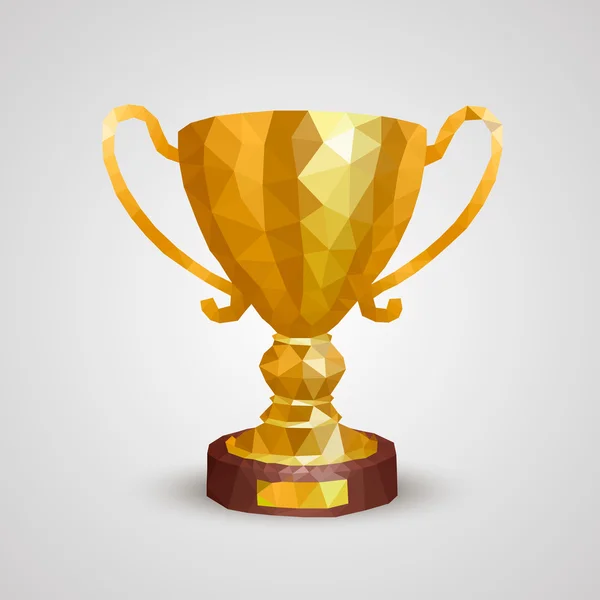 Kazanan Kupası 3d çokgen