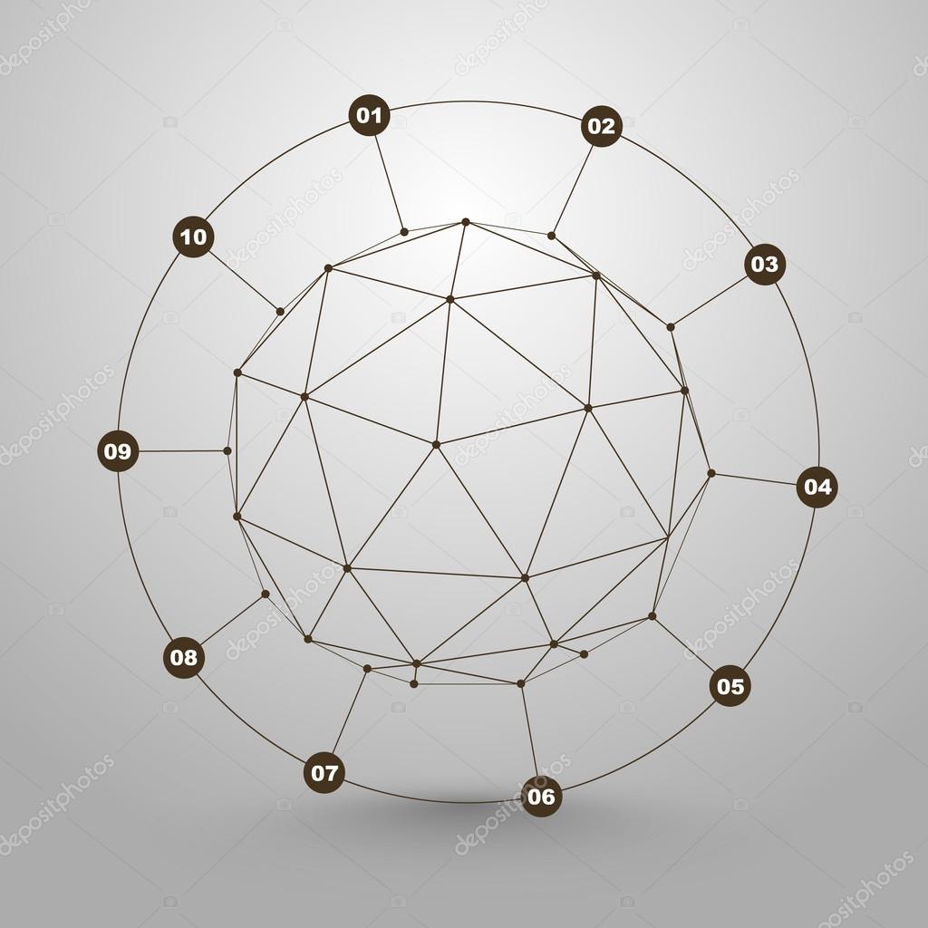 Polygonal sphere of information