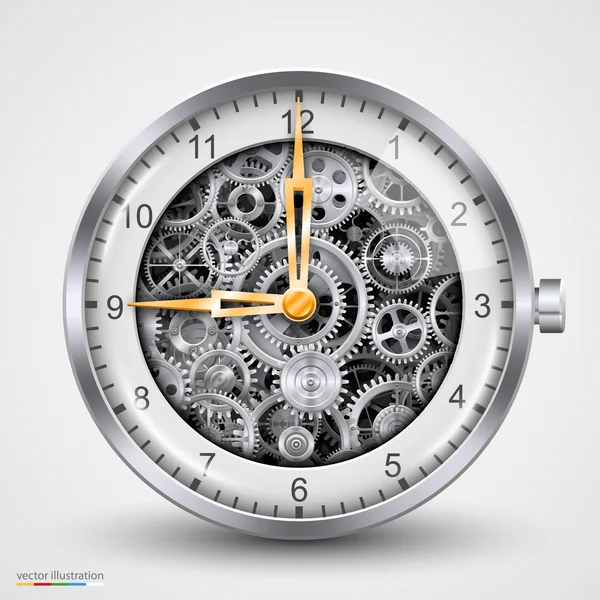 Векторные часы передач — стоковый вектор
