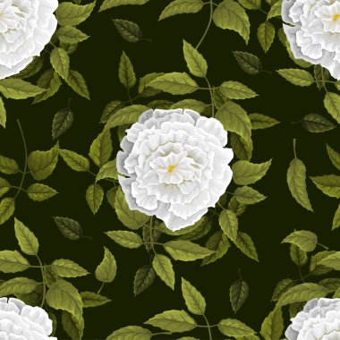 Çiçekli, kusursuz çiçek deseni.