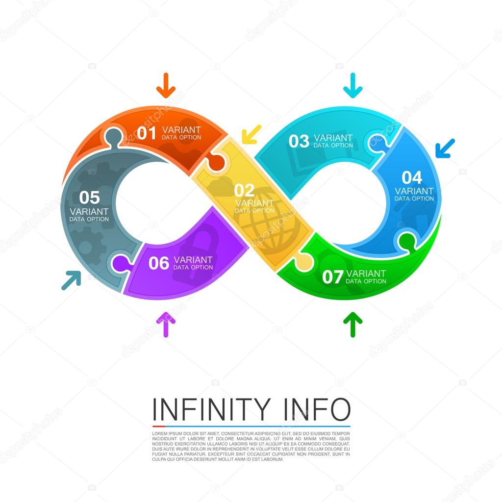 Infinity icons puzzle