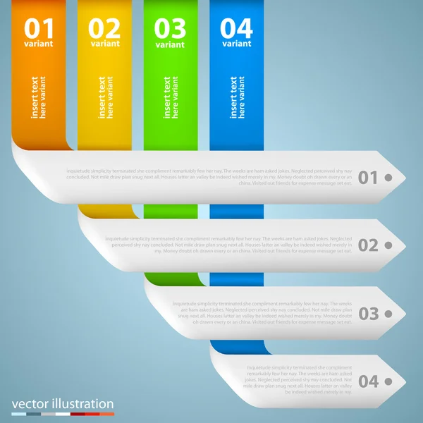 Lista de direcciones de las opciones . — Vector de stock