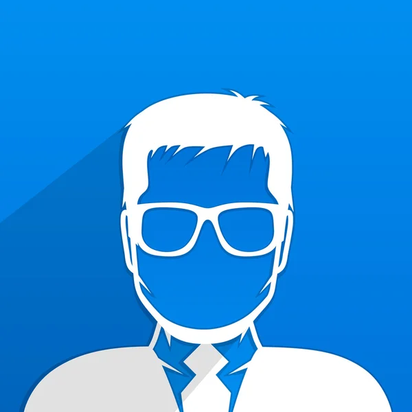 Perfil de avatar masculino — Vector de stock