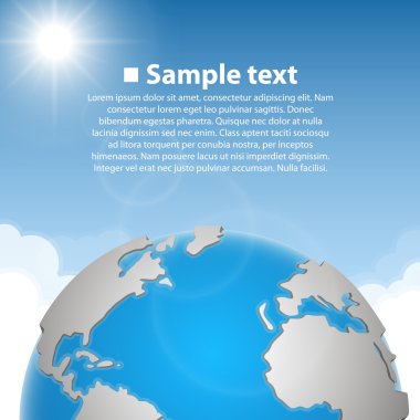 arka plan ile dünya