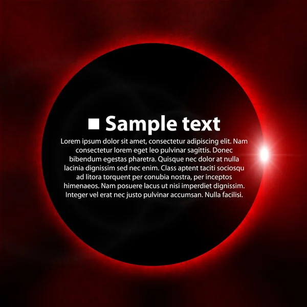 Eclipse illustratie — Stockvector