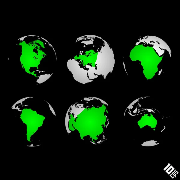 Mapa del mundo vector fondo — Vector de stock