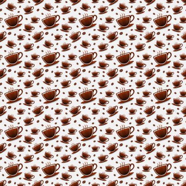 Kahve sorunsuz arka plan