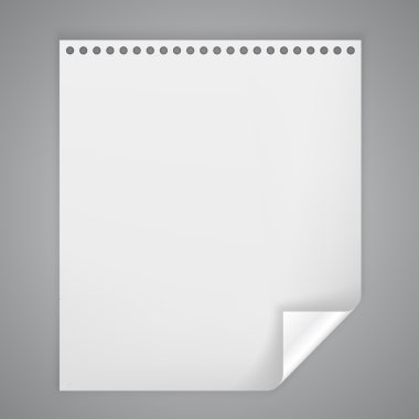 Sayfaya bir bükülmüş köşe