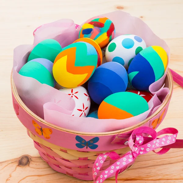 Uova di Pasqua decorate — Foto Stock