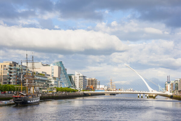 Liffey River in Dublin