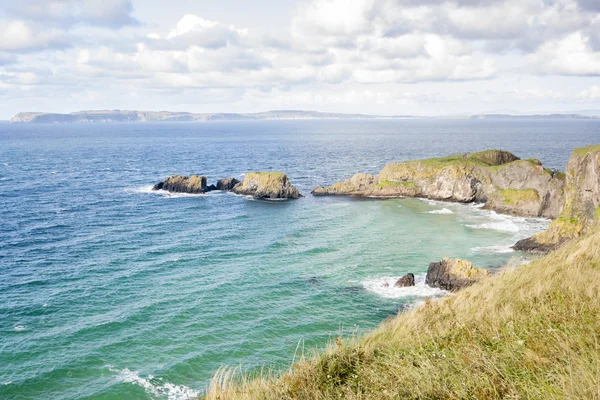 Paysage marin au Carrick a rede en Irlande du Nord — Photo