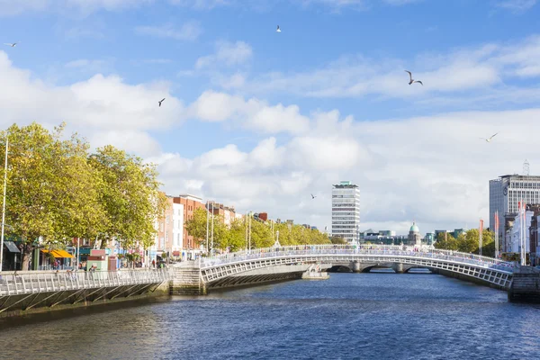 Ha penny Bridge v Dublinu — Stock fotografie