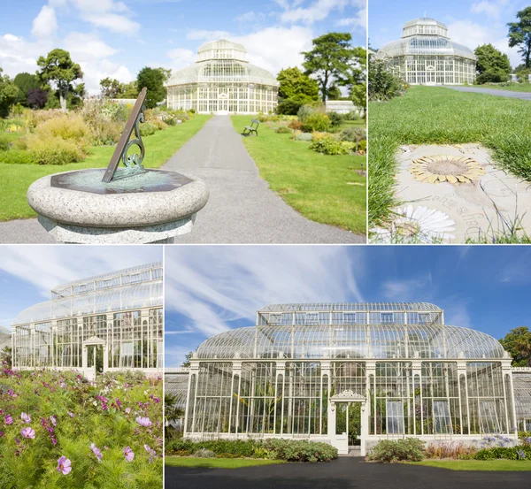 Collage av National Botanic Garden — Stockfoto