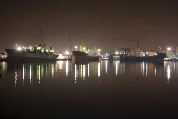 Port la nuit — Photo