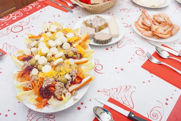 Christmas eve dinner — Stock Photo, Image