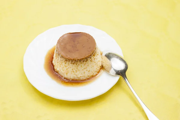 Dessert flan — Foto Stock