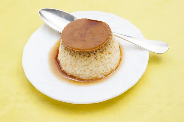 Dessert flan — Foto Stock