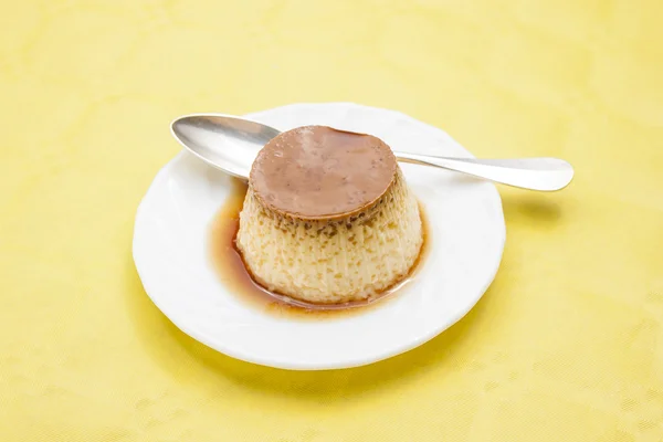 Dessert flan — Foto Stock