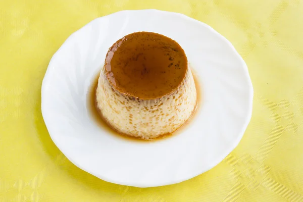 Flan con sciroppo — Foto Stock