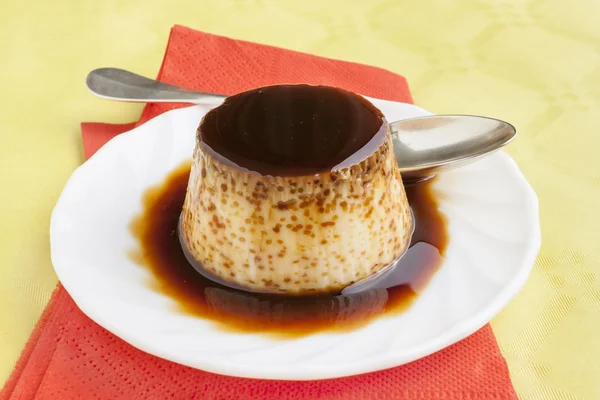 Dessert flan — Foto Stock