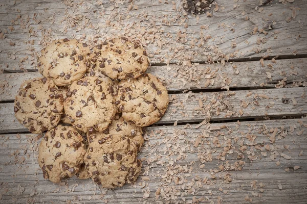 Chocolate chip cookies — Stock Photo, Image