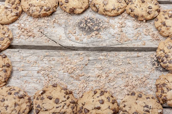 Galletas con chips de chocolate — Foto de Stock