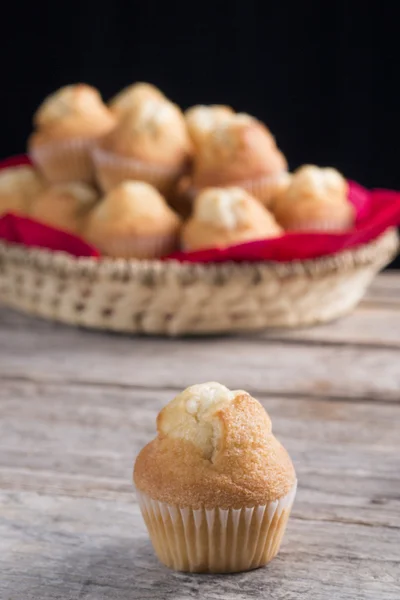 Zelfgemaakte cupcake — Stockfoto