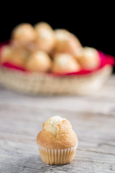 Zelfgemaakte cupcake — Stockfoto