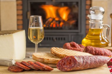 Brunch için İber tapa