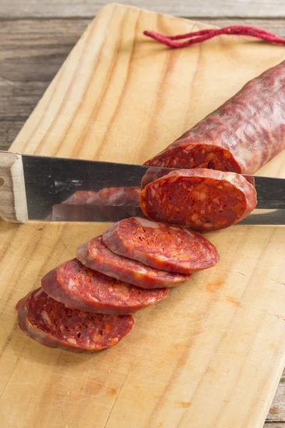 Spansk chorizo — Stockfoto