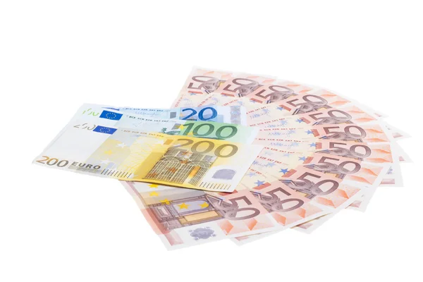 Ventilátor padesát EUR — Stock fotografie