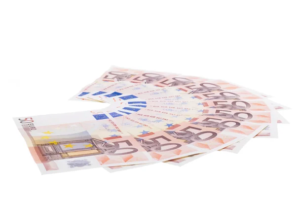 Fifty euro fan — Stock Photo, Image