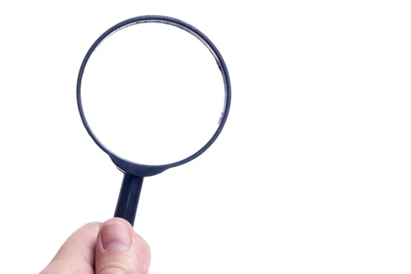 Magnifier isolated — Stock Photo, Image