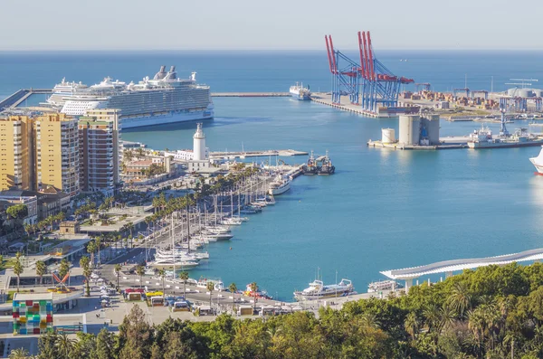 O fascínio dos mares em Málaga — Fotografia de Stock