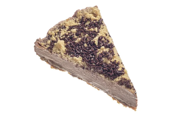 Fetta di torta al cioccolato — Foto Stock