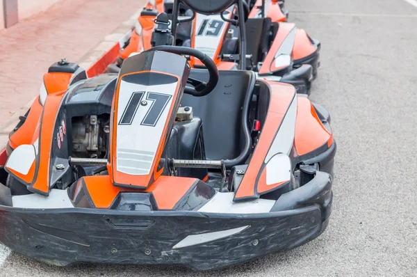 Bilar av karting — Stockfoto