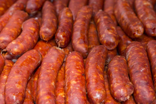 Chorizo background — Stock Photo, Image