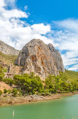 Rock Dağı'nda El Chorro Malaga