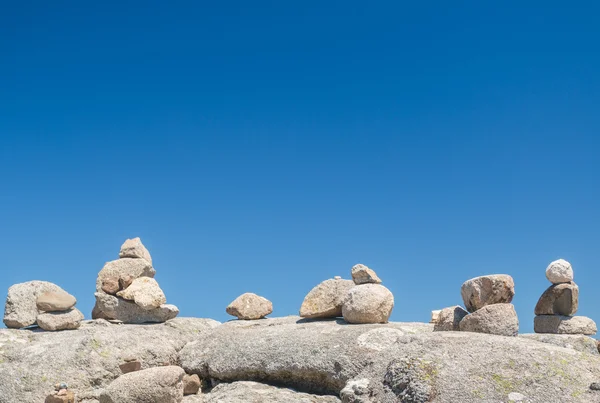 Montón de piedras en el Monte Foia en Monchique, Portugal —  Fotos de Stock
