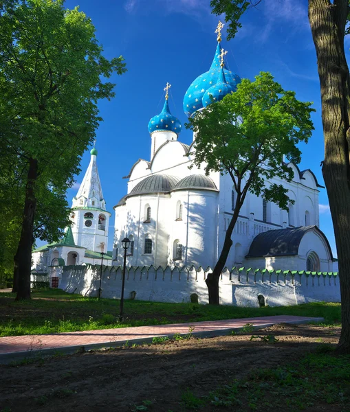 Zomer landschap in Soezdal, Kremlin. — Stockfoto