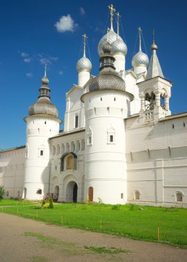 Kremlin Rostov büyük içinde. Rusya'nın altın yüzük.