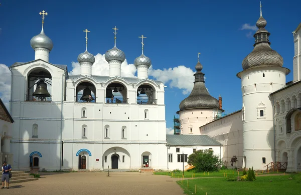 Kreml i Rostov stort. Guldring av Ryssland. — Stockfoto