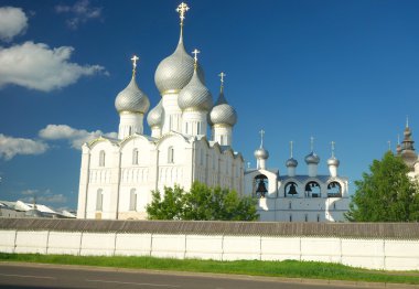 Kremlin Rostov büyük içinde. Rusya'nın altın yüzük.