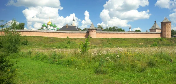 Paysage estival à Suzdal — Photo